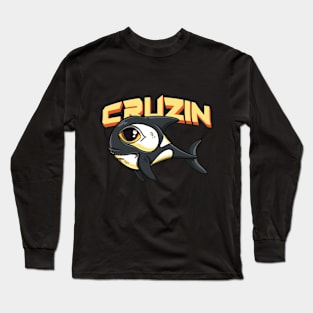 Cruzin Killer Whale Long Sleeve T-Shirt